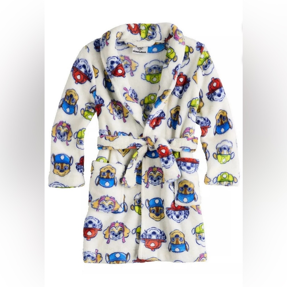 Nickelodeon Paw Patrol Toddler Boy Plush Robe Size 2T
